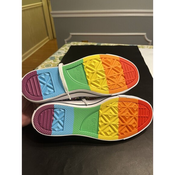 Converse Pride Rainbow Sneakers Chuck Taylor Low Unisex Men’s 6; Women’s 8 - Picture 8 of 14